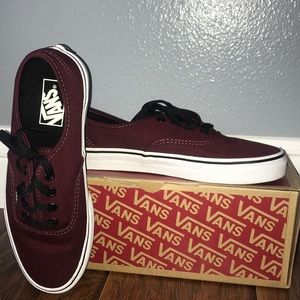 Maroon Vans